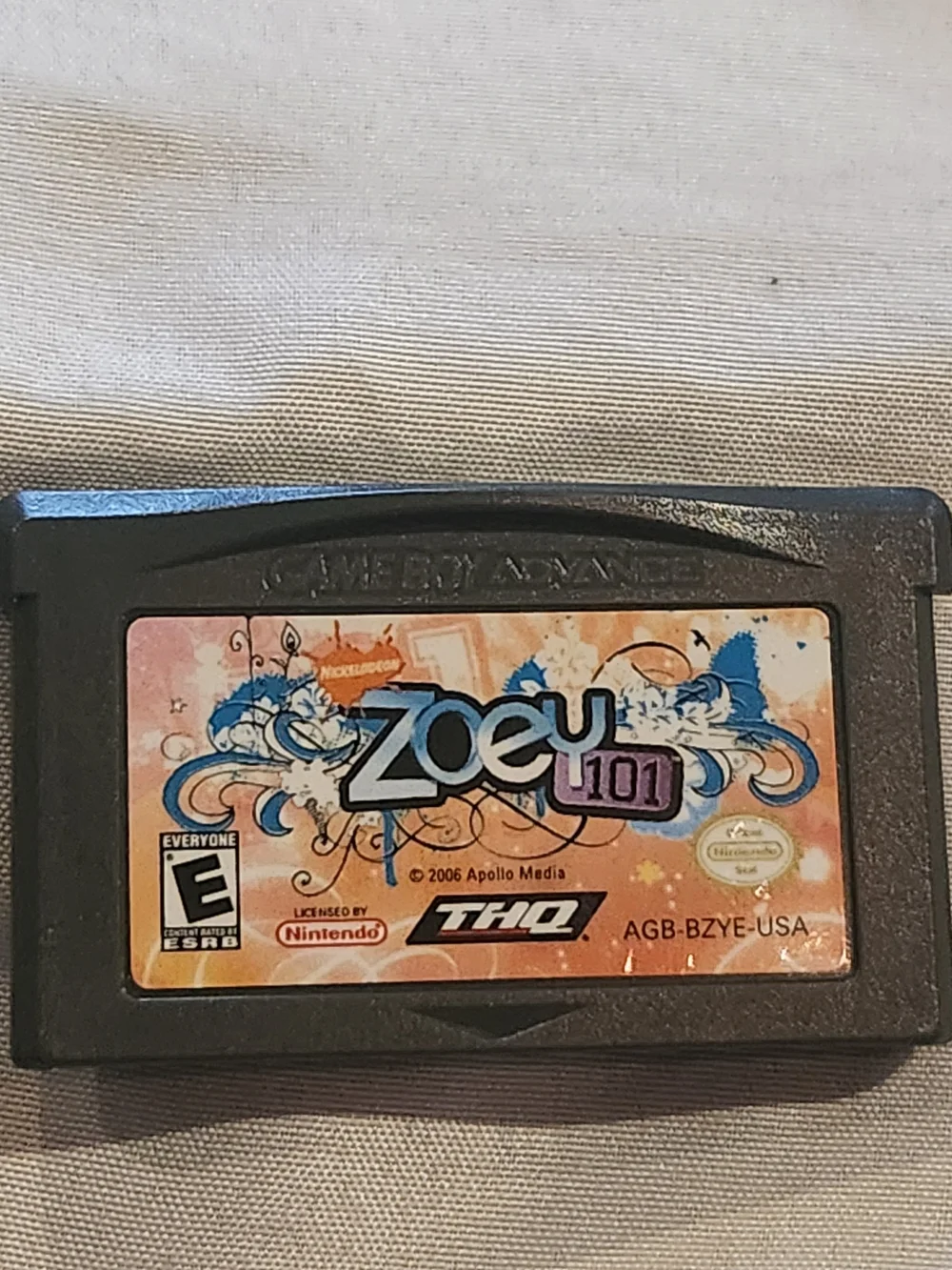 Game Boy Advance 4 Game Lot Pac-Man Collection Jimmy Neutron Tony Hawk Zoey 101